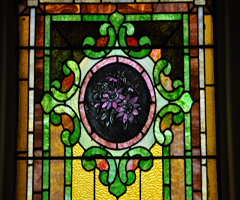 Stained glass window